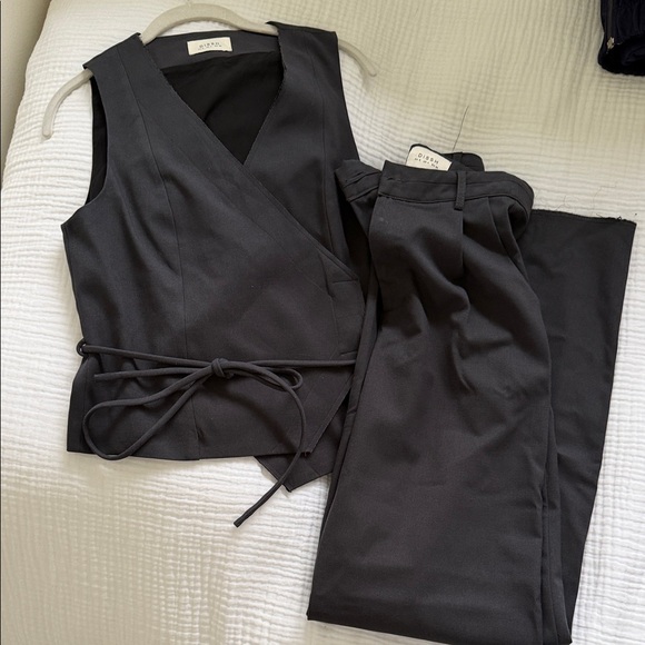 DISSH Pants - DISSH Wrap Vest & Tailored Pants Set